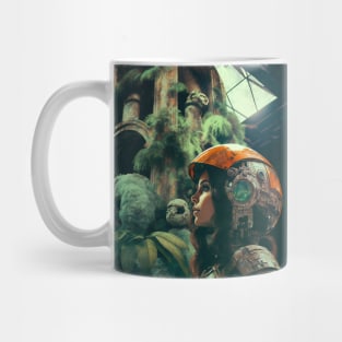 We Are Floating In Space - 97 - Sci-Fi Inspired Retro Artwork Mug